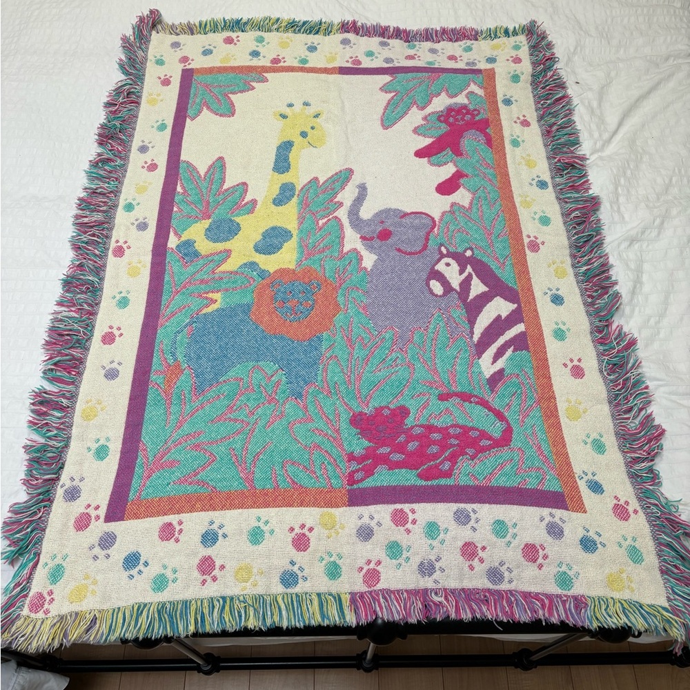 Woven cute Blanket